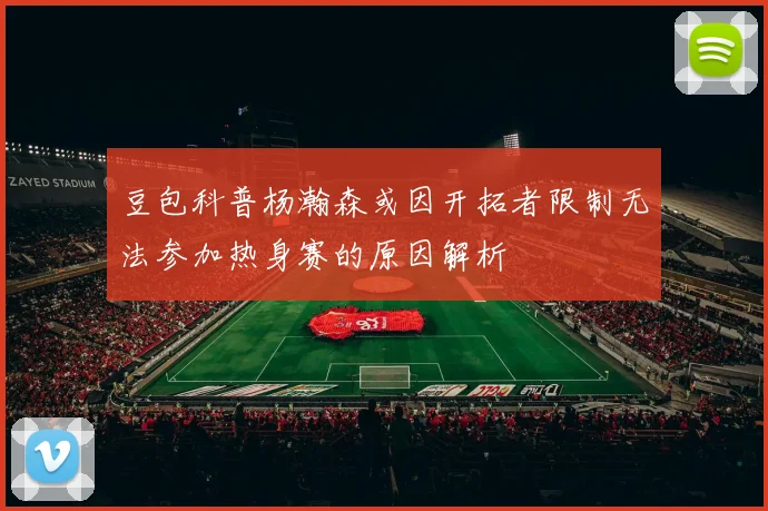 豆包科普杨瀚森或因开拓者限制无法参加热身赛的原因解析